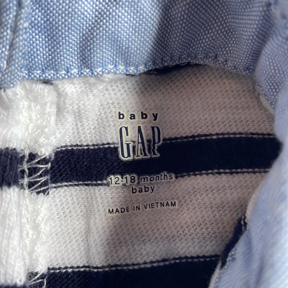 Baby Gap Striped Polo Onesie